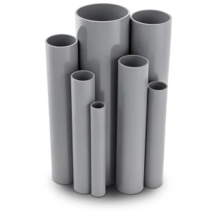 مواسير UPVC مقاس ¾ إنش ضغط 21.7 بار سمك 1.98 مم لون رمادي
