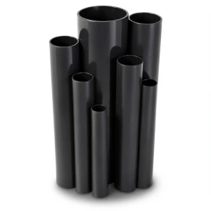 مواسير UPVC ضغط اسمي 21.7 بار مقاس 1 إنش سمك 2.46 مم لون أسود