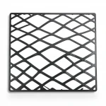 Hot Rolled (Black) Steel Expanded Metal Mesh   Thickness 1.7 mm Width 1.22 meter Length 4 meter | Bait Al Tatawor Company