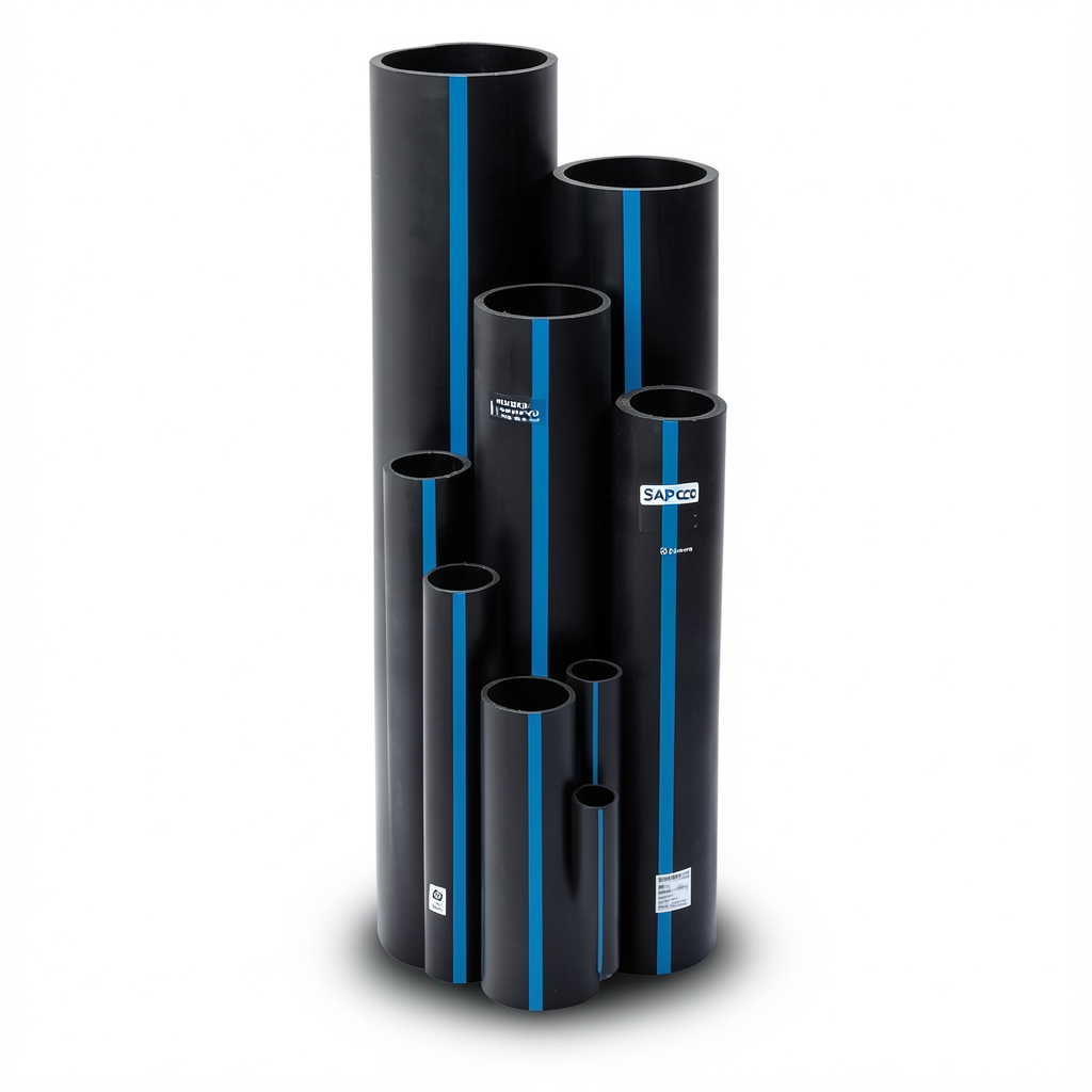 Sappco HDPE Pipes PE 100 Pressure 6 Bar Outside Diameter 63 mm Thickness 2.5 mm Black | SAPPCO