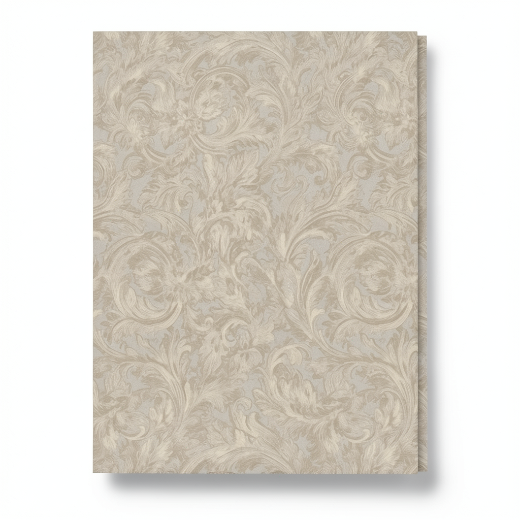 Patterned Wallpaper 10m x 0.73m Light Brown, Model 56871