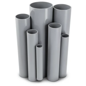 UPVC Pipes Nominal Pressure 21.7 Bar Size 1 ¼ inch Thickness 3.12 mm Gray
