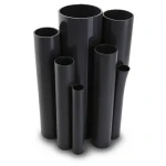 مواسير UPVC مقاس ¼ 1 إنش سمك 3.12 مم ضغط 21.7 بار لون أسود