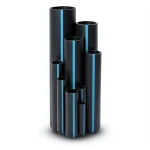 أنابيب HDPE سابكو PE 100 ضغط 6 بار قطر خارجي 90 مم سمك 3.5 مم لون أسود | سابكو