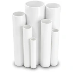مواسير UPVC ضغط 21.7 بار مقاس ½ 1 إنش سمك 3.58 مم لون أبيض