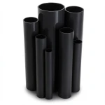 مواسير UPVC ضغط اسمي 21.7 بار مقاس ½ 1 إنش سمك 3.58 مم لون أسود