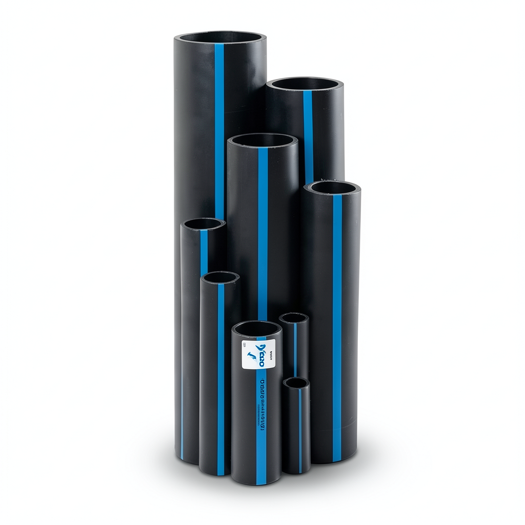 أنابيب HDPE سابكو PE 100 ضغط 6 بار قطر خارجي 140 مم سمك 5.4 مم لون اسود | سابكو