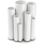 مواسير UPVC ضغط اسمي 8.6 بار مقاس ¼ 1 إنش سمك 1.52 مم لون أبيض