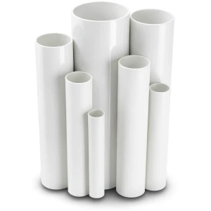 UPVC Pipes Nominal Pressure 8.6 Bar Size 1 ¼ inch Thickness 1.52 mm White