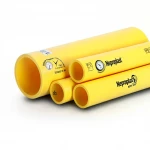 أنابيب HDPE  نيبروبلاست PE 100 ضغط 10 بار قطر خارجي 160 مم سمك 9.5 مم لون أصفر 