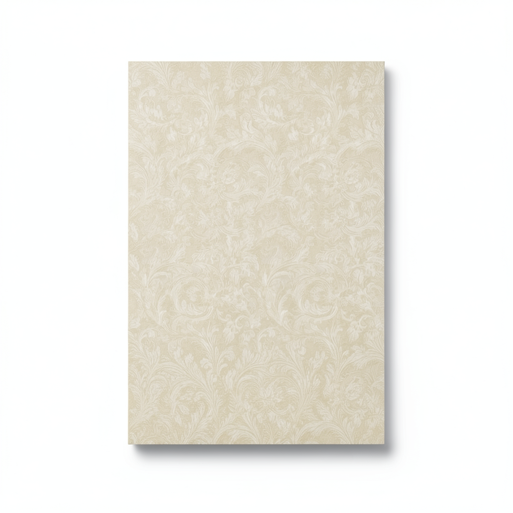 Italian Patterned Wall Covering 10m x 0.73m Light Beige, Model 56870