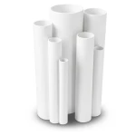 مواسير UPVC ضغط اسمي 8.6 بار مقاس ½ 1 إنش سمك 1.52 مم لون أبيض