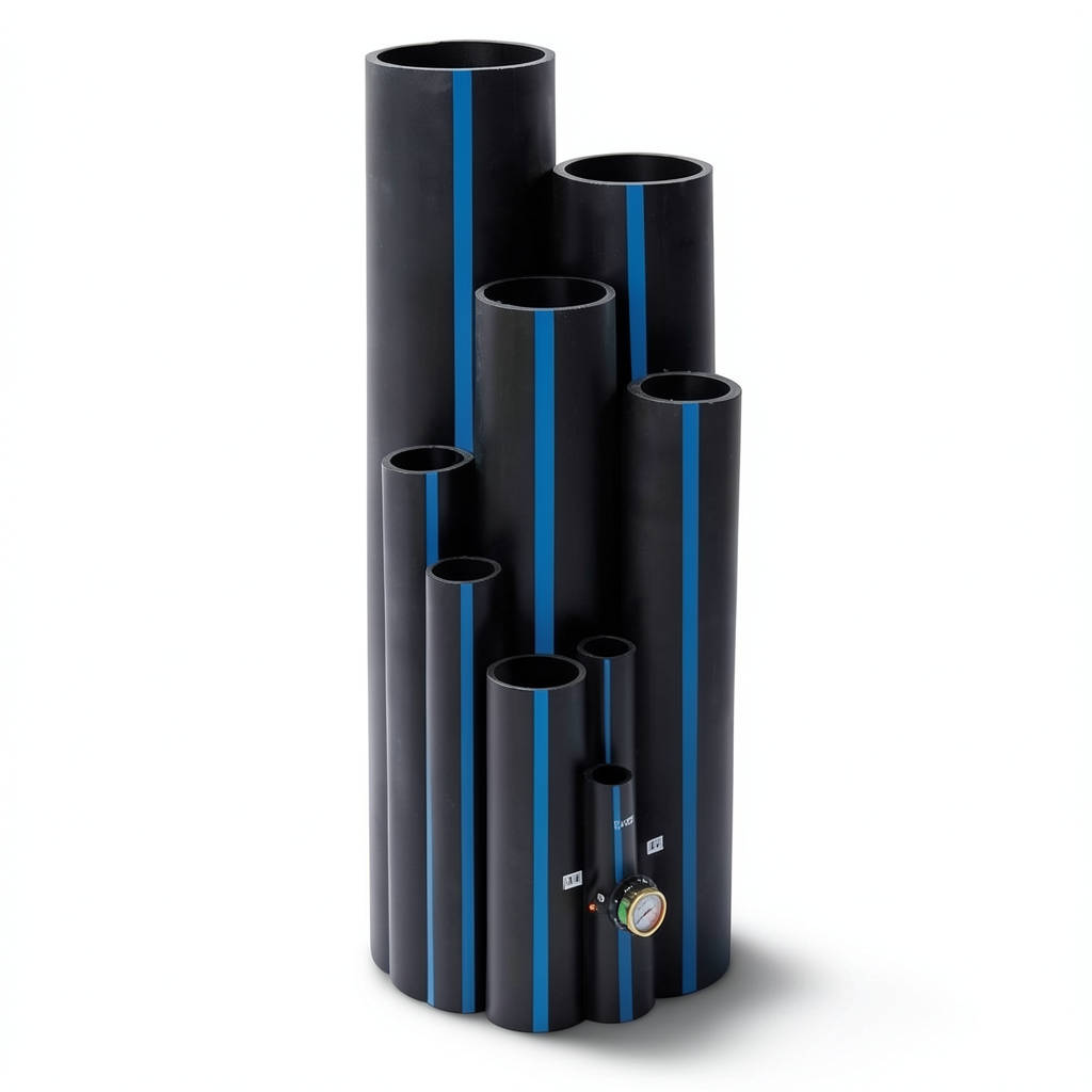 مواسير HDPE سابكو PE 100 ضغط 6 بار قطر خارجي 280 مم سمك 10.7 مم لون اسود | سابكو