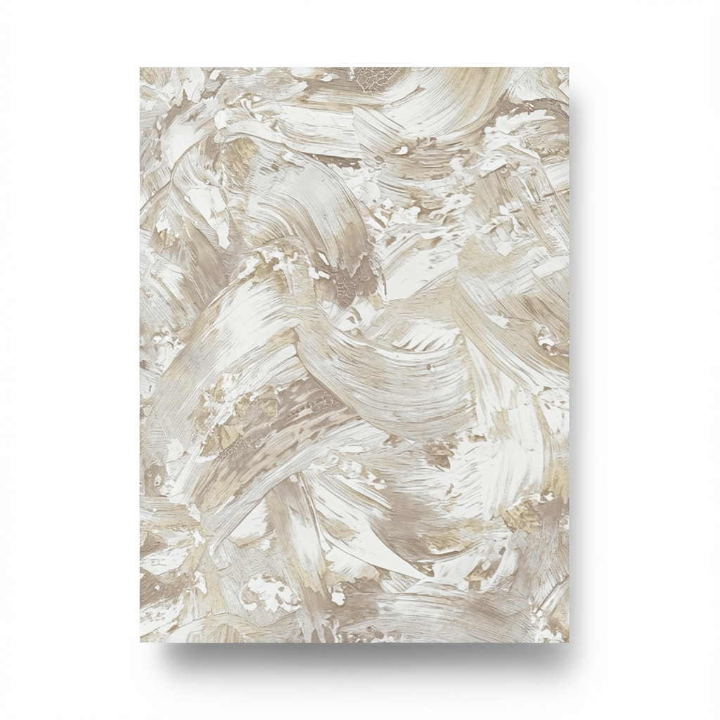 Italian Patterned Wall Covering 10m x 0.53m Beige, Model 73504