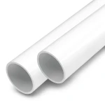مواسير UPVC ضغط اسمي 20 بار قطر خارجي 180 مم سمك 13.3 مم لون أبيض