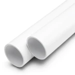 مواسير UPVC ضغط اسمي 20 بار قطر خارجي 200 مم سمك 14.7 مم لون أبيض