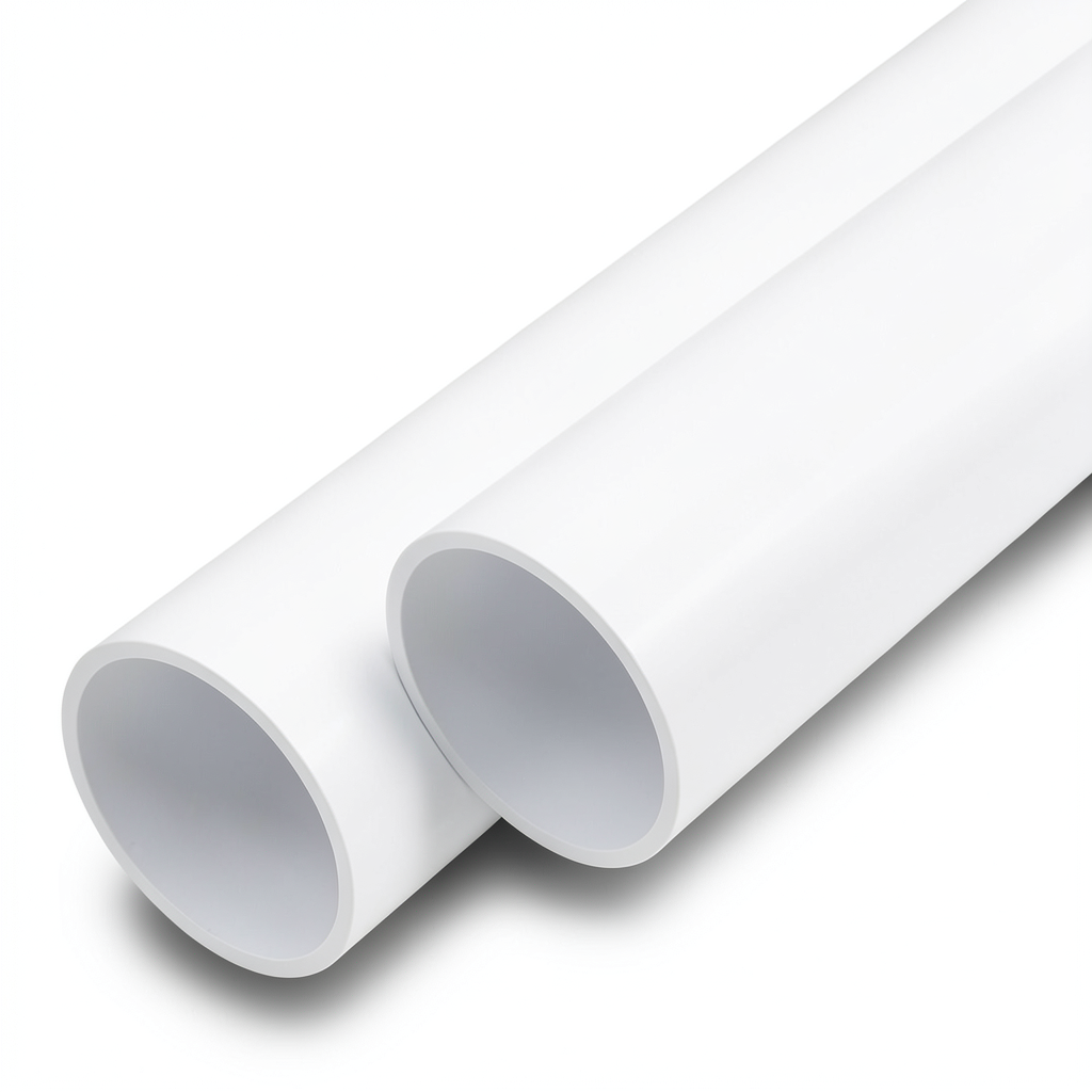 مواسير UPVC ضغط اسمي 20 بار قطر خارجي 225 مم سمك 16.6 مم لون أبيض