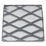 Hot Rolled (Black) Steel Expanded Metal Mesh   Thickness 1.5 mm Width 1.22 meter Length 6 meter | Bait Al Tatawor Company