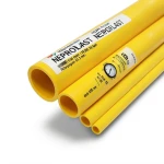HDPE Pipes PE 80 Pressure 16 Bar Diameter 450 mm Thickness 50.3 mm Yellow | NEPROPLAST