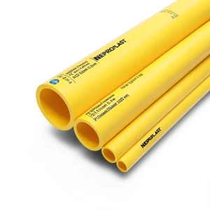 HDPE Pipes PE 80 Nominal Pressure 16 Bar Outside Diameter 500 mm Thickness 55.8 mm Yellow | NEPROPLAST