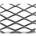 Hot Rolled (Black) Steel Expanded Metal Mesh   Thickness 1.2 mm Width 1.22 meter Length 7 meter | Bait Al Tatawor Company