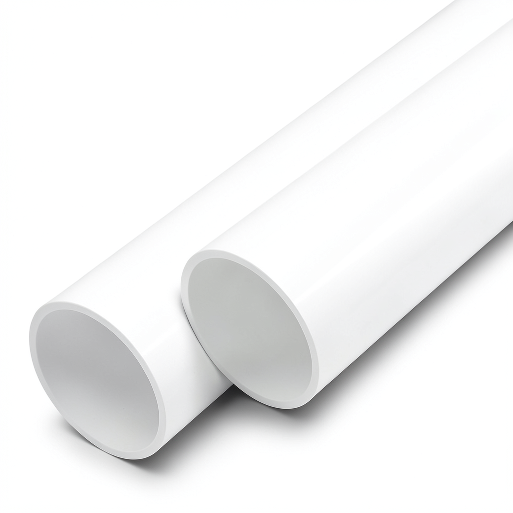 مواسير UPVC الوطني ضغط 20 بار قطر خارجي 20 مم سمك 1.9 مم لون أبيض