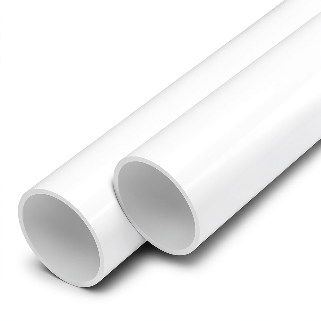 مواسير UPVC ضغط اسمي 20 بار قطر خارجي 25 مم سمك 2.3 مم لون أبيض