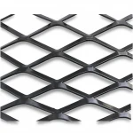 Hot Rolled (Black) Steel Expanded Metal Mesh   Thickness 1.5 mm Width 1.22 meter Length 7 meter | Bait Al Tatawor Company