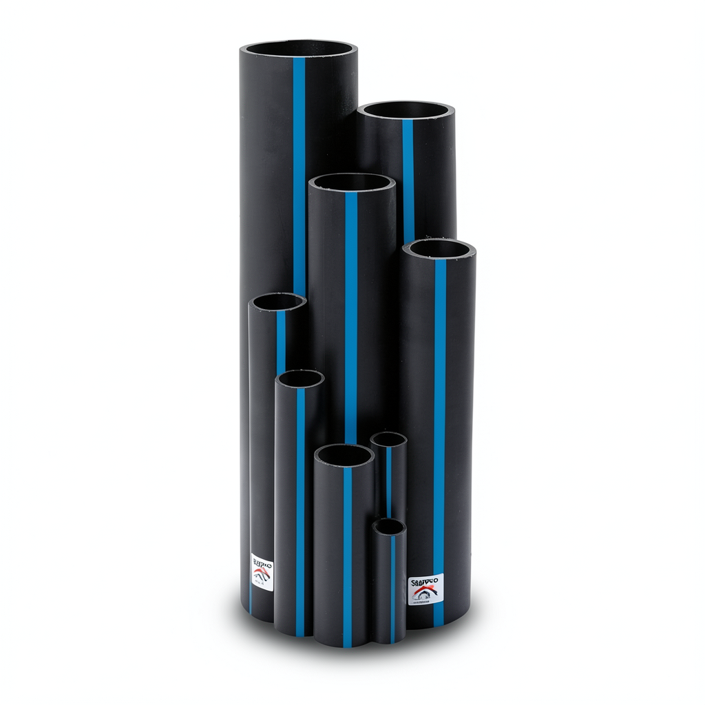 Sappco HDPE Pipes PE 100 Pressure 10 Bar Outside Diameter 32 mm Thickness 2 mm Black | SAPPCO
