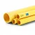 مواسير HDPE  نيبروبلاست PE 100 ضغط 10 بار قطر خارجي 400 مم سمك 23.7 مم لون أصفر 