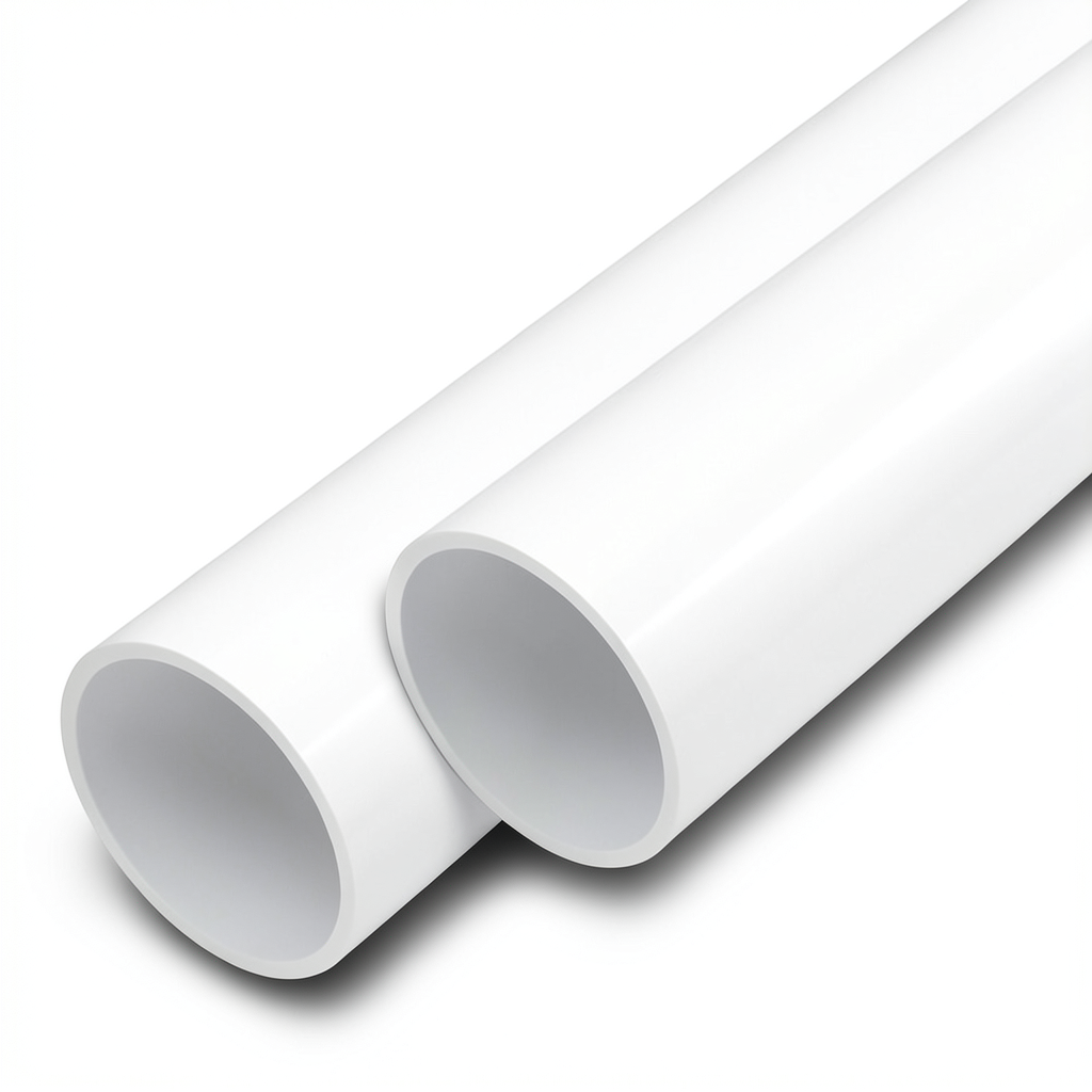 مواسير UPVC ضغط اسمي 20 بار قطر خارجي 355 مم سمك 26.1 مم أبيض