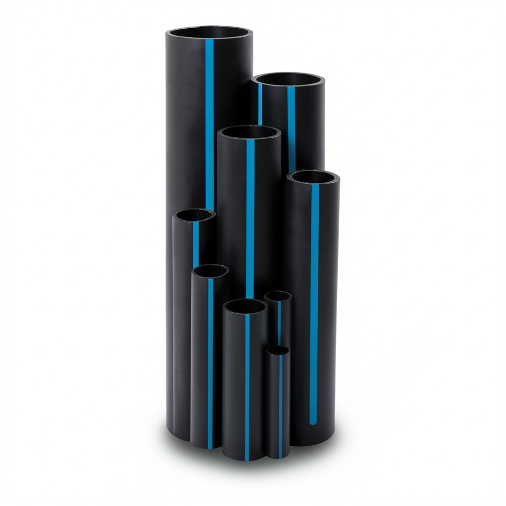 Sappco HDPE Pipes PE 100 Pressure 10 Bar Outside Diameter 125 mm Thickness 7.4 mm Black Color | SAPPCO