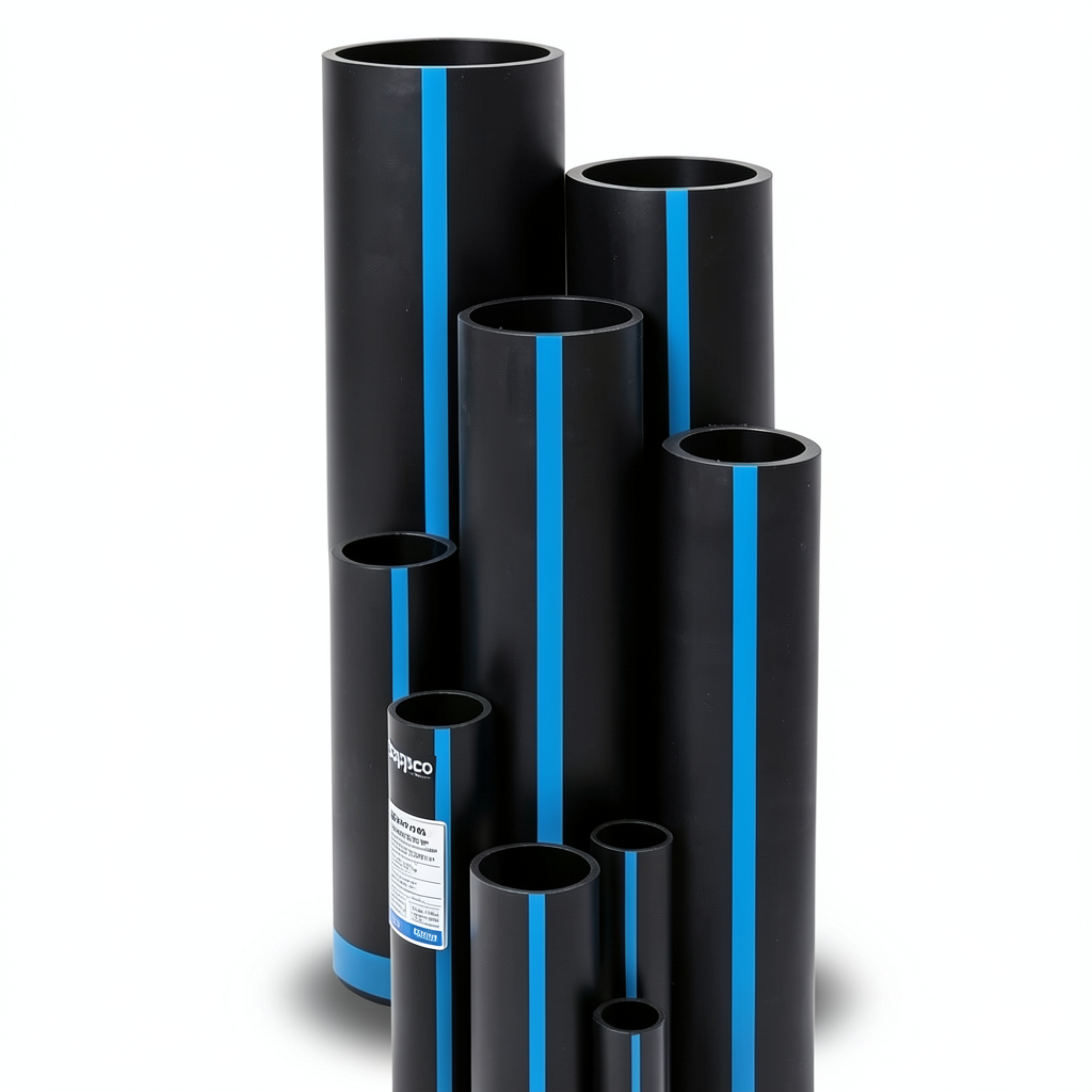 أنابيب HDPE سابكو PE 100 ضغط 10 بار قطر خارجي 160 مم سمك 9.5 مم لون أسود | سابكو