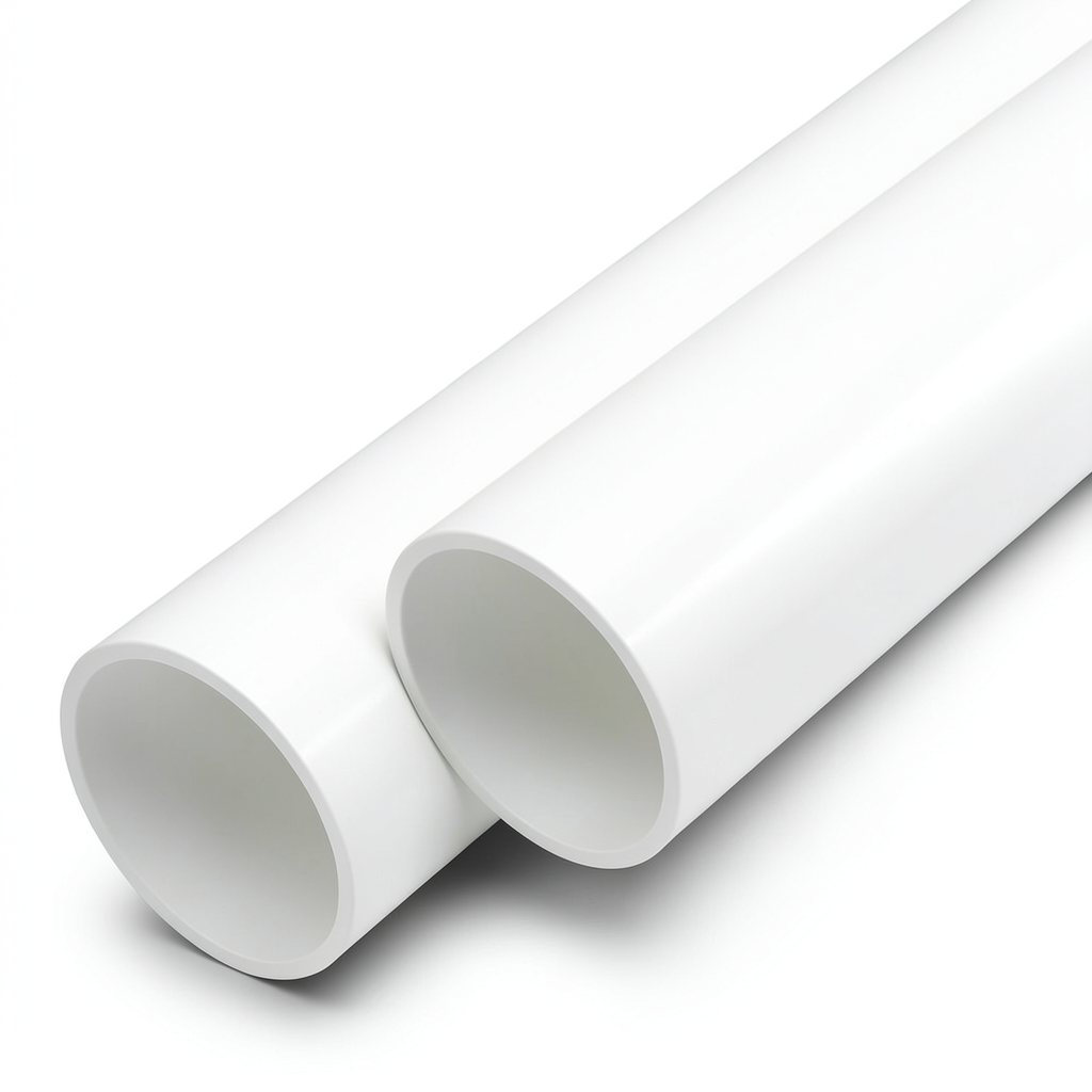 مواسير UPVC ضغط اسمي 20 بار قطر خارجي 25 مم سمك 2.3 مم لون أبيض