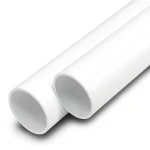 مواسير UPVC ضغط اسمي 20 بار قطر خارجي 180 مم سمك 13.3 مم لون أبيض