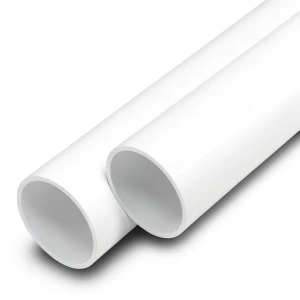 مواسير UPVC ضغط اسمي 20 بار قطر خارجي 180 مم سمك 13.3 مم لون أبيض