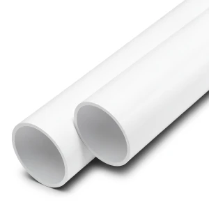 مواسير UPVC ضغط اسمي 20 بار قطر خارجي 200 مم سمك 14.7 مم لون أبيض