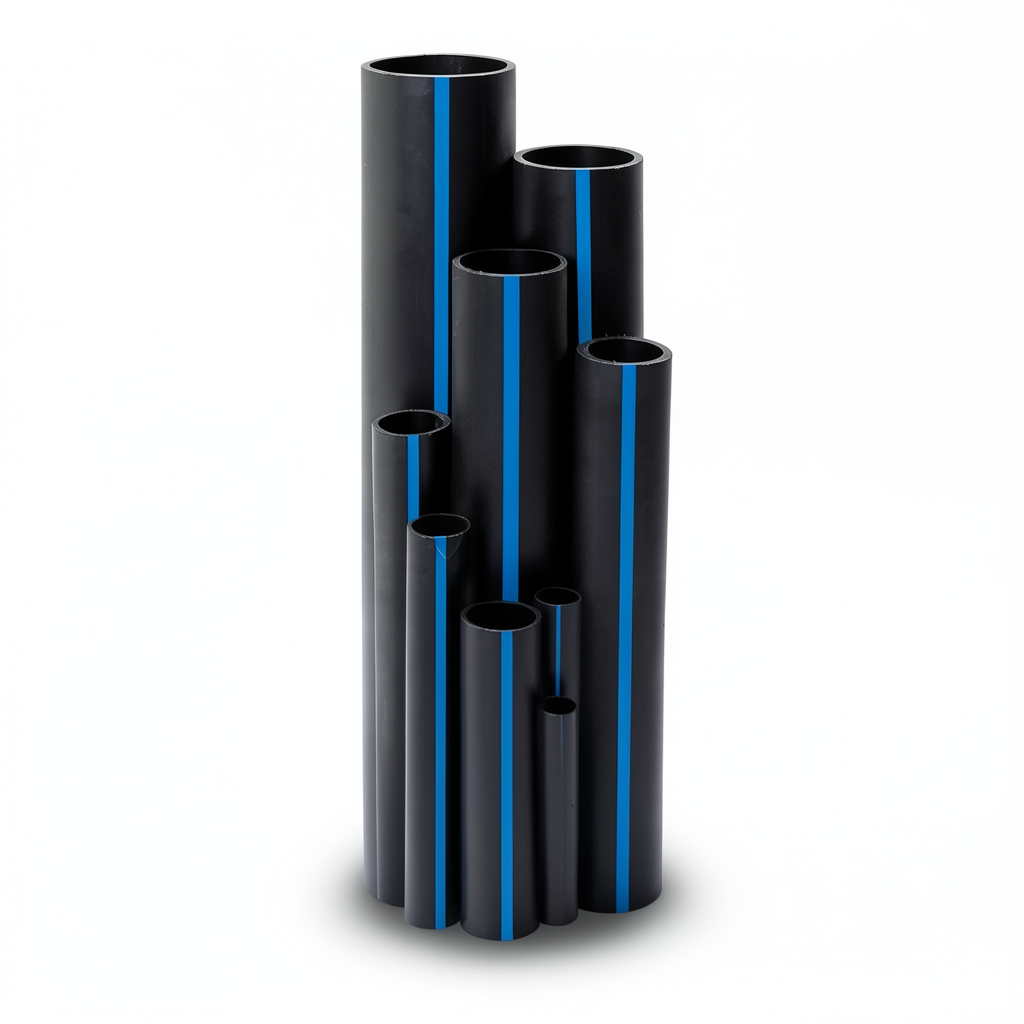 Sappco HDPE Pipes PE 100 Pressure 6 Bar Outside Diameter 630 mm Thickness 24.1 mm Black Color | SAPPCO