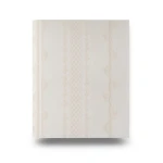 Italian Wallpaper 10m x 1.06m Light Beige, Striped Design
