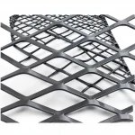 Hot Rolled (Black) Steel Expanded Metal Mesh   Thickness 2 mm Width 1.22 meter Length 3 meter | Bait Al Tatawor Company