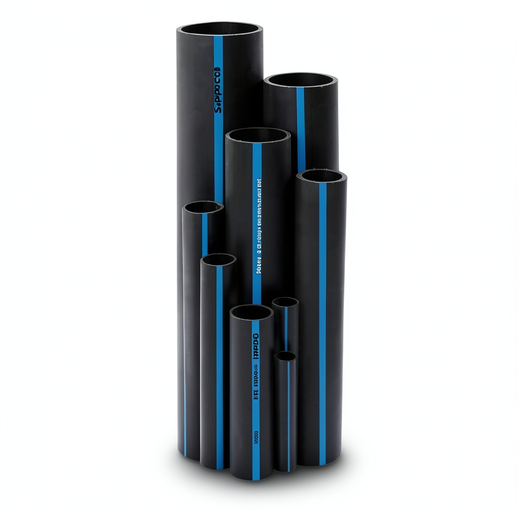 Sappco HDPE Pipes PE 100 Pressure 10 Bar Outside Diameter 40 mm Thickness 2.4 mm Black | SAPPCO