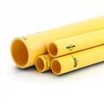 مواسير HDPE  نيبروبلاست PE 100 ضغط 10 بار قطر خارجي 315 مم سمك 18.7 مم لون أصفر 