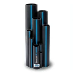 مواسير HDPE سابكو PE 100 ضغط 10 بار قطر خارجي 250 مم سمك 14.8 مم لون اسود | سابكو