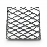 Hot Rolled (Black) Steel Expanded Metal Mesh   Thickness 2.3 mm Width 1.22 meter Length 3 meter  Bait Al Tatawor Company