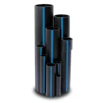 أنابيب HDPE سابكو PE 100 ضغط 10 بار قطر خارجي 630 مم سمك 37.4 مم لون اسود | سابكو