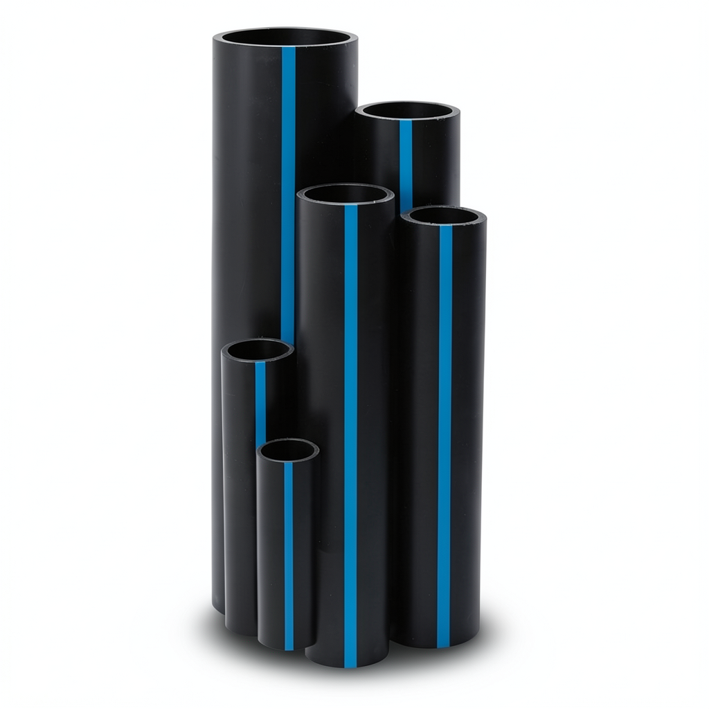 مواسير HDPE سابكو PE 100 ضغط 10 بار قطر خارجي 90 مم سمك 5.4 مم لون اسود | سابكو