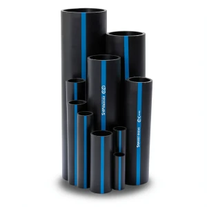 أنابيب HDPE سابكو PE 100 ضغط 10 بار قطر خارجي 125 مم سمك 7.4 مم لون اسود | سابكو