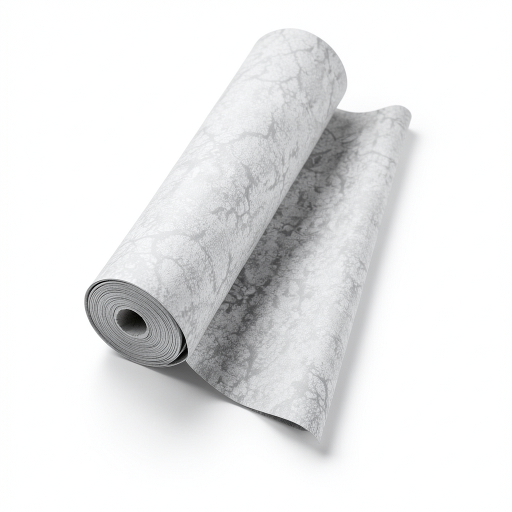 Patterned Wallpaper 10m x 0.53m Pale Gray, Model 73508