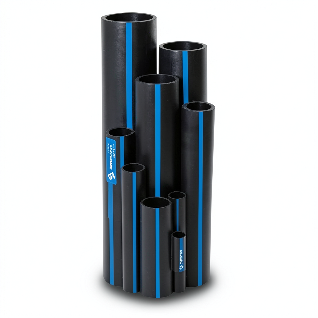 Sappco HDPE Pipes PE 100 Pressure 10 Bar Outside Diameter 140 mm Thickness 8.3 mm Black | SAPPCO