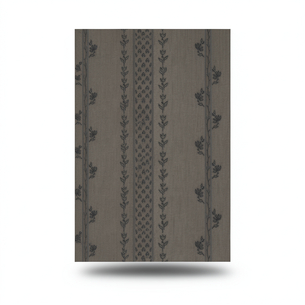 Italian Wallpaper 10m x 1.06m Dark Beige, Model 4753